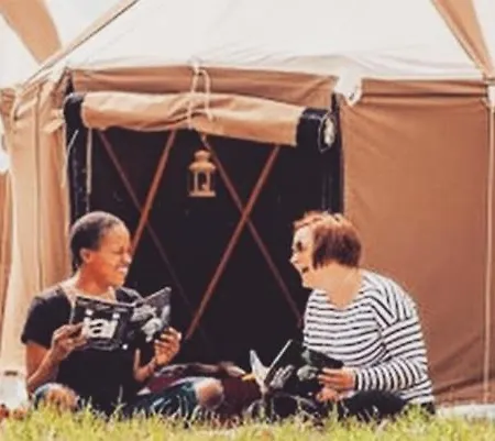 Festival Yurts Hay-On-Wye Hotel Exterior photo