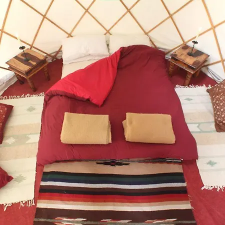 Festival Yurts Hay-On-Wye Hotel Exterior photo